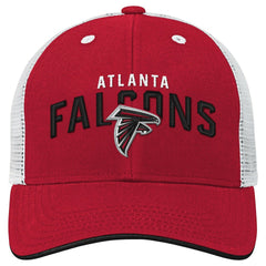 Atlanta Falcons Youth Core Lockup Trucker Adjustable Hat - Red - NFL