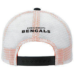 Cincinnati Bengals Youth Core Lockup Trucker Adjustable Hat - Black - NFL