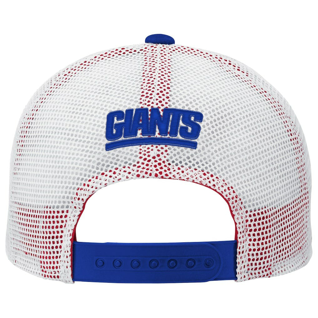 New York Giants Youth Core Lockup Trucker Adjustable Hat - Royal - NFL
