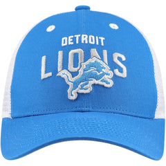Detroit Lions Youth Core Lockup Trucker Adjustable Hat - Blue - NFL