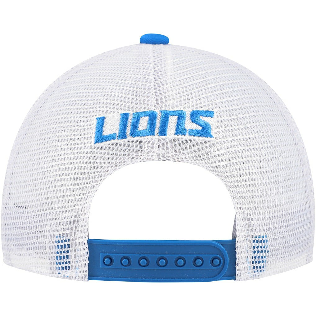 Detroit Lions Youth Core Lockup Trucker Adjustable Hat - Blue - NFL