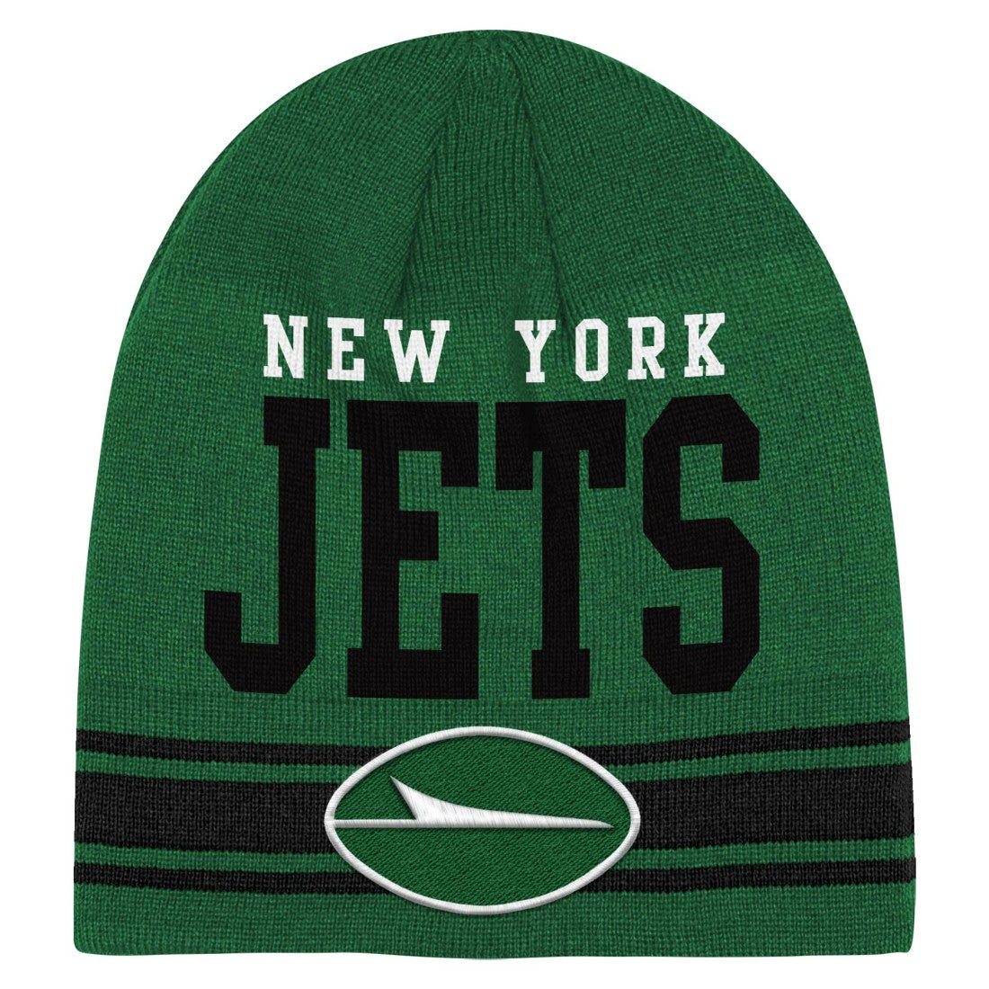 New York Jets Youth Retro Knit Beanie - Green - NFL