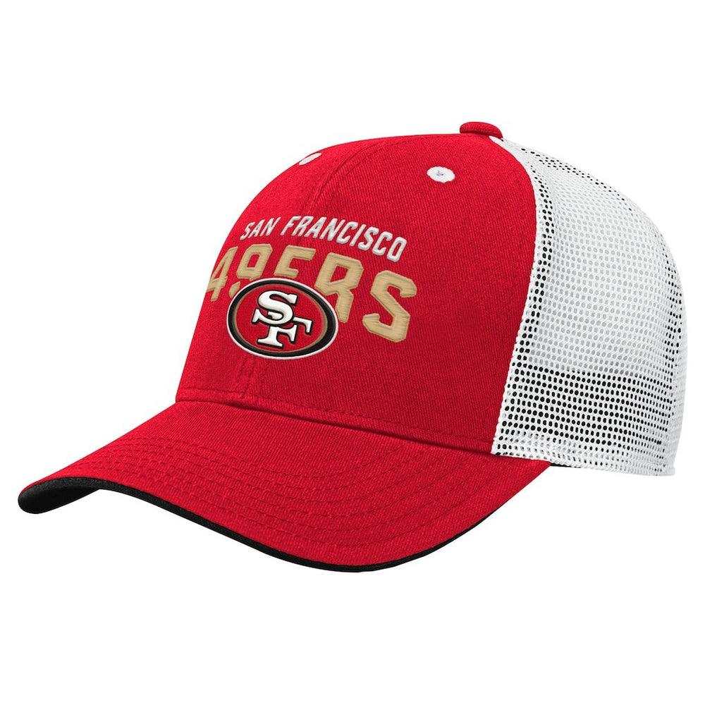 San Francisco 49ers Preschool Core Lockup Trucker Adjustable hat - Scarlet - NFL