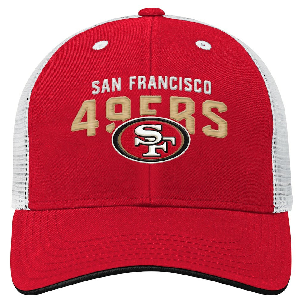 San Francisco 49ers Preschool Core Lockup Trucker Adjustable hat - Scarlet - NFL