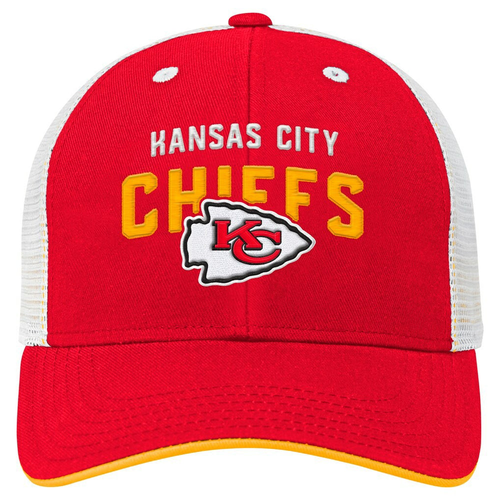 Kansas City Chiefs Preschool Core Lockup Trucker Adjustable hat - Red - NFL