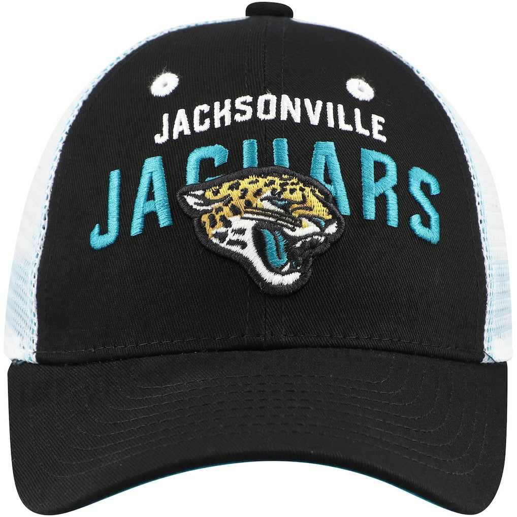 Jacksonville Jaguars Preschool Core Lockup Trucker Adjustable hat - Black - NFL