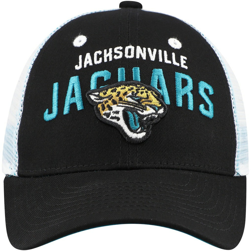 Jacksonville Jaguars Preschool Core Lockup Trucker Adjustable hat - Black - NFL