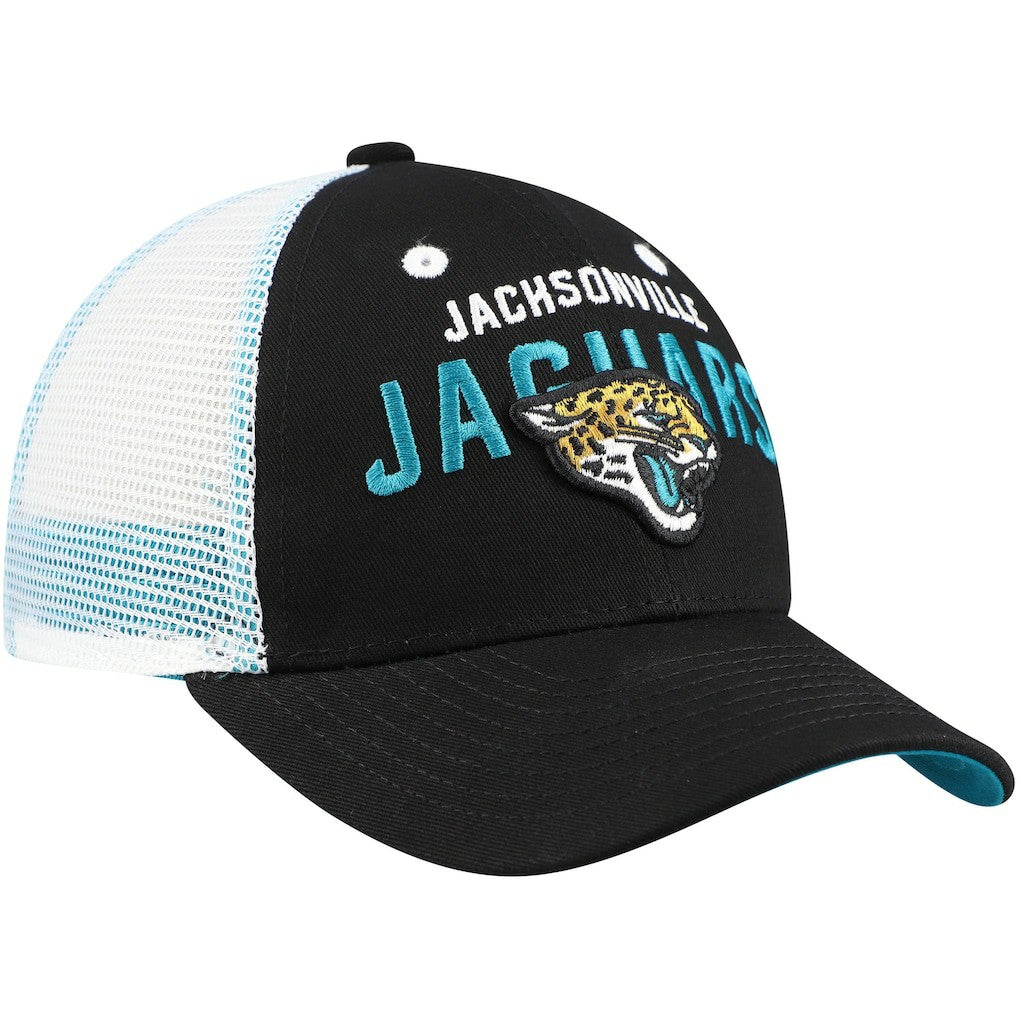Jacksonville Jaguars Preschool Core Lockup Trucker Adjustable hat - Black - NFL