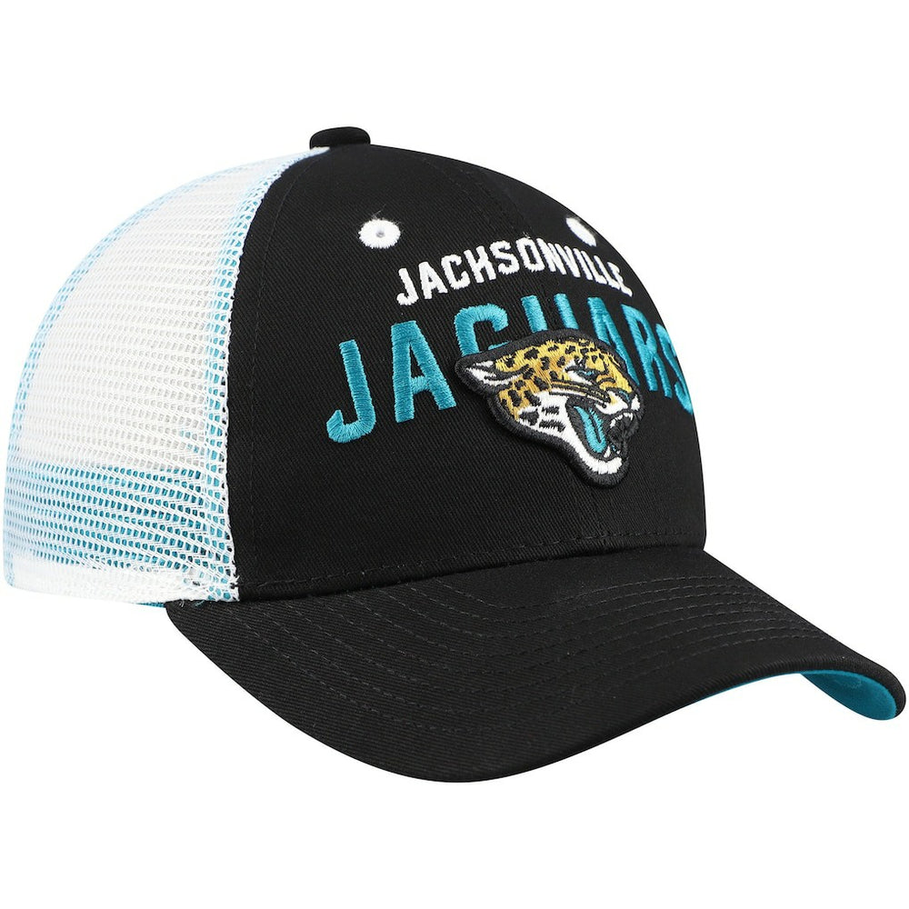Jacksonville Jaguars Preschool Core Lockup Trucker Adjustable hat - Black - NFL
