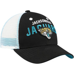 Jacksonville Jaguars Preschool Core Lockup Trucker Adjustable hat - Black - NFL