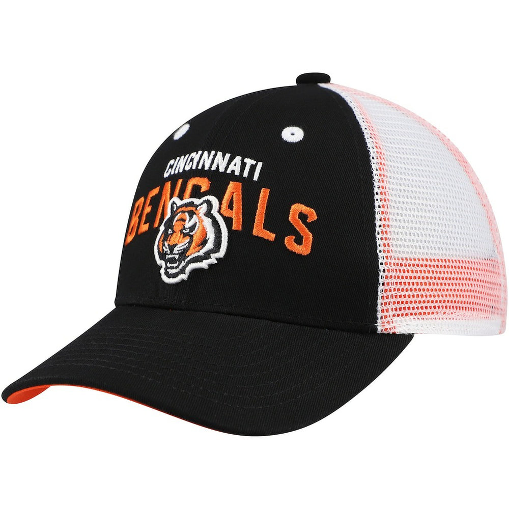 Cincinnati Bengals Preschool Core Lockup Trucker Adjustable hat - Black - NFL