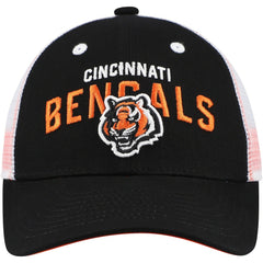 Cincinnati Bengals Preschool Core Lockup Trucker Adjustable hat - Black - NFL