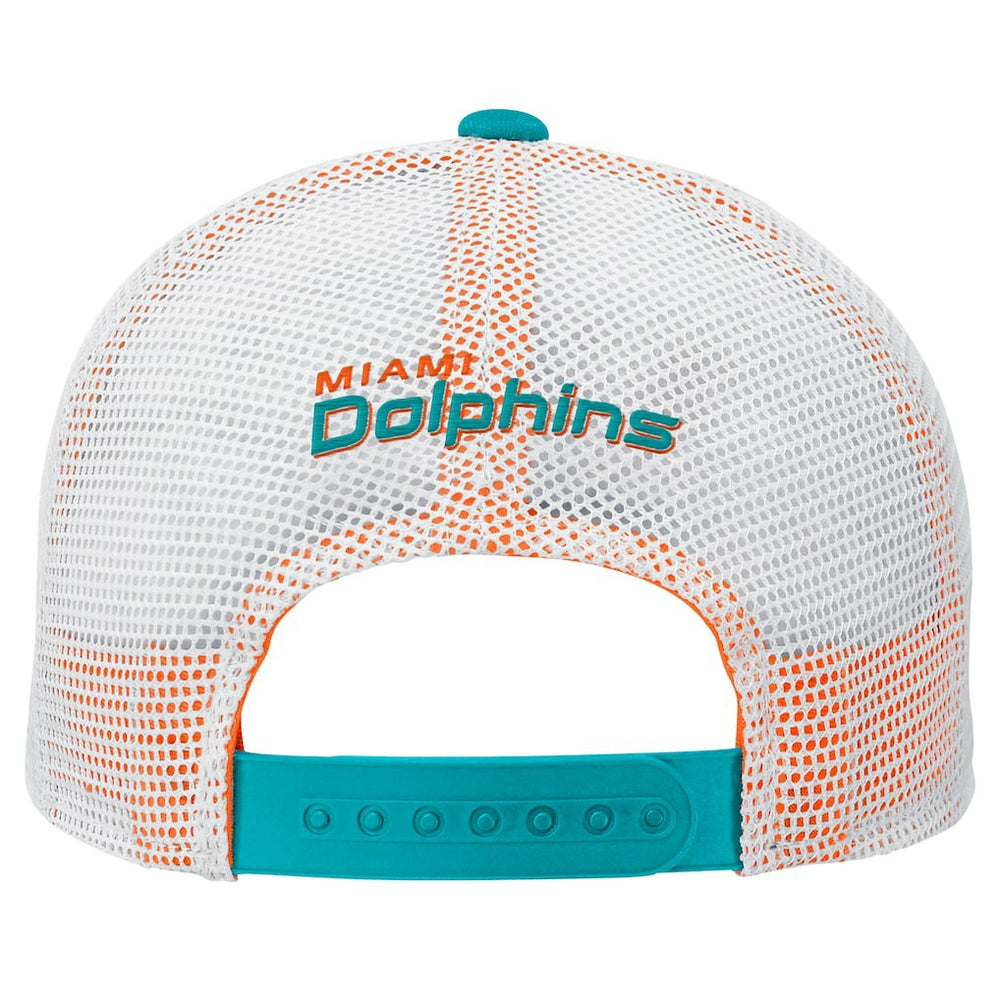 Miami Dolphins Preschool Core Lockup Trucker Adjustable hat - Aqua - NFL