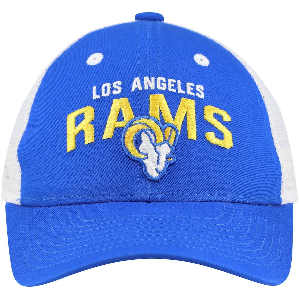 Los Angeles Rams Preschool Core Lockup Trucker Adjustable hat - Royal - NFL