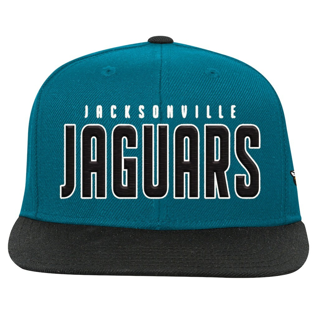 Jacksonville Jaguars Preschool Lock Up Snapback Hat - Teal/Black - NFL