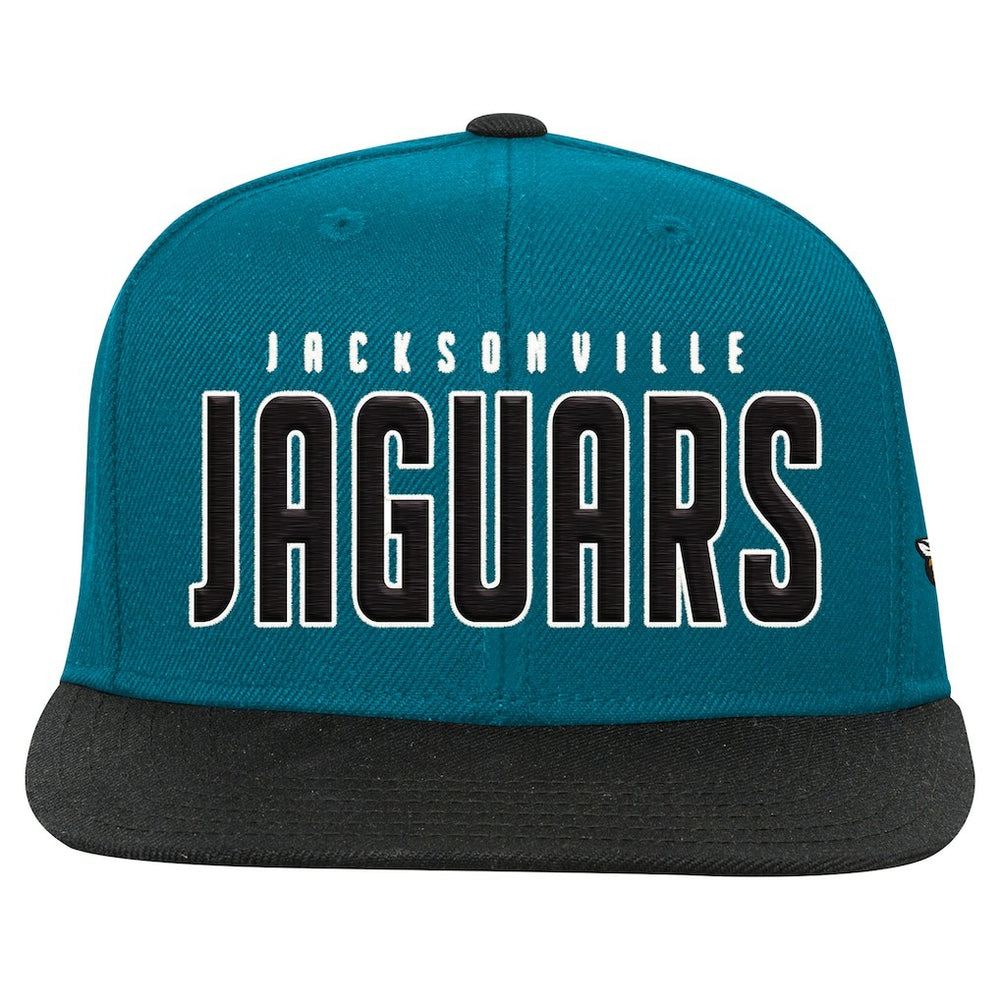 Jacksonville Jaguars Preschool Lock Up Snapback Hat - Teal/Black - NFL