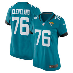 Ezra Cleveland Jacksonville Jaguars Women's Game Jersey - Teal - Nike