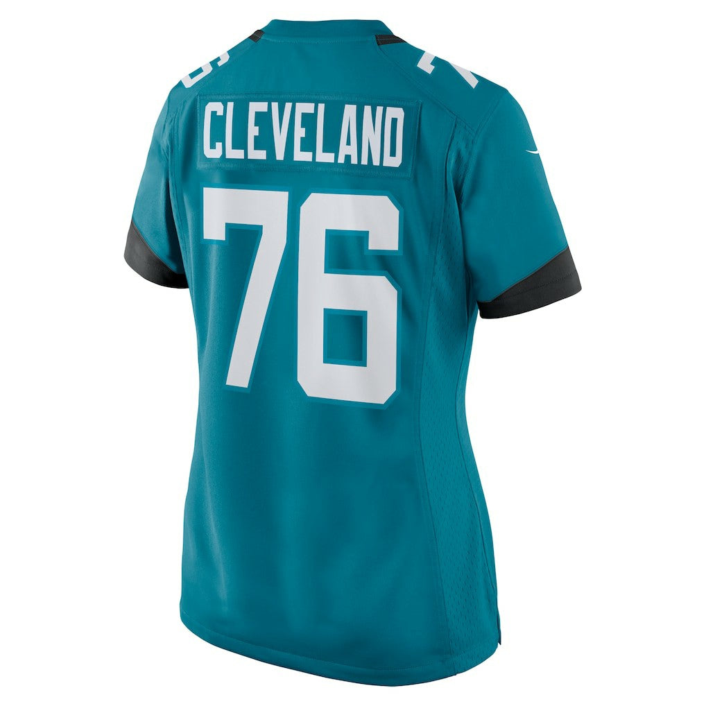 Ezra Cleveland Jacksonville Jaguars Women's Game Jersey - Teal - Nike