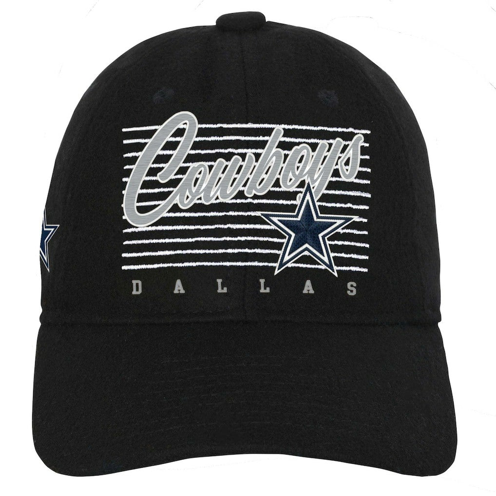 Dallas Cowboys Youth Retro Wooly Adjustable Hat - Black - NFL
