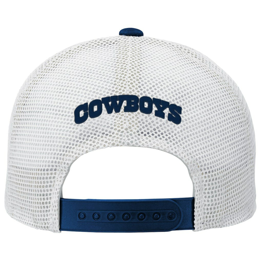 Dallas Cowboys Youth Core Lockup Trucker Adjustable Hat - Navy - NFL