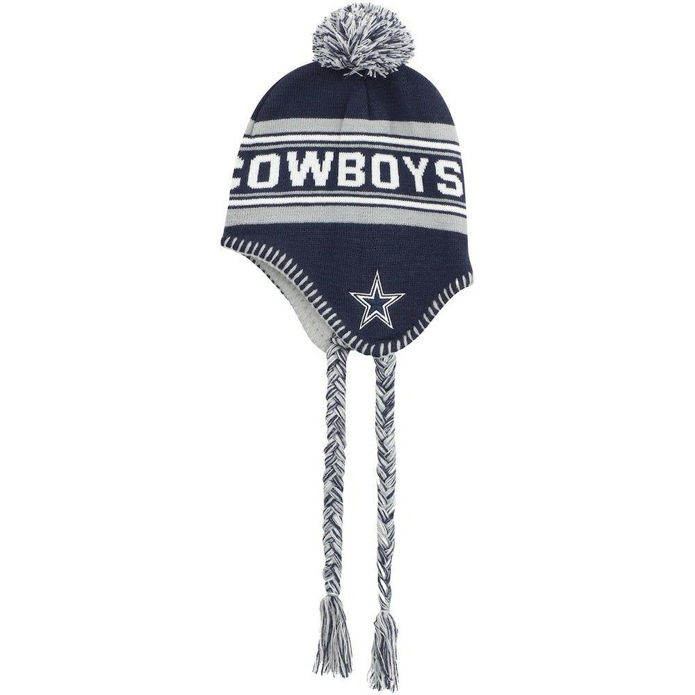 Dallas Cowboys Preschool Jacquard Tassel Knit Hat with Pom - Navy - NFL