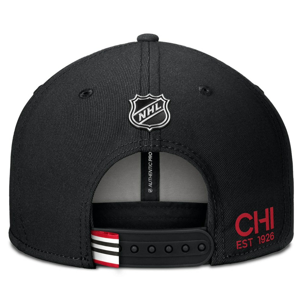 Chicago Blackhawks Fanatics Authentic Pro Prime Snapback Hat - Black | Fanatics Clearance