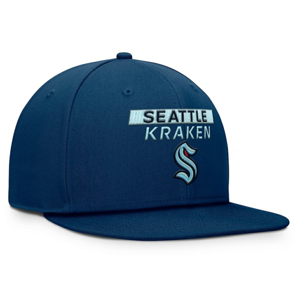 Seattle Kraken Fanatics Authentic Pro Prime Snapback Hat - Deep Sea Blue | Fanatics online