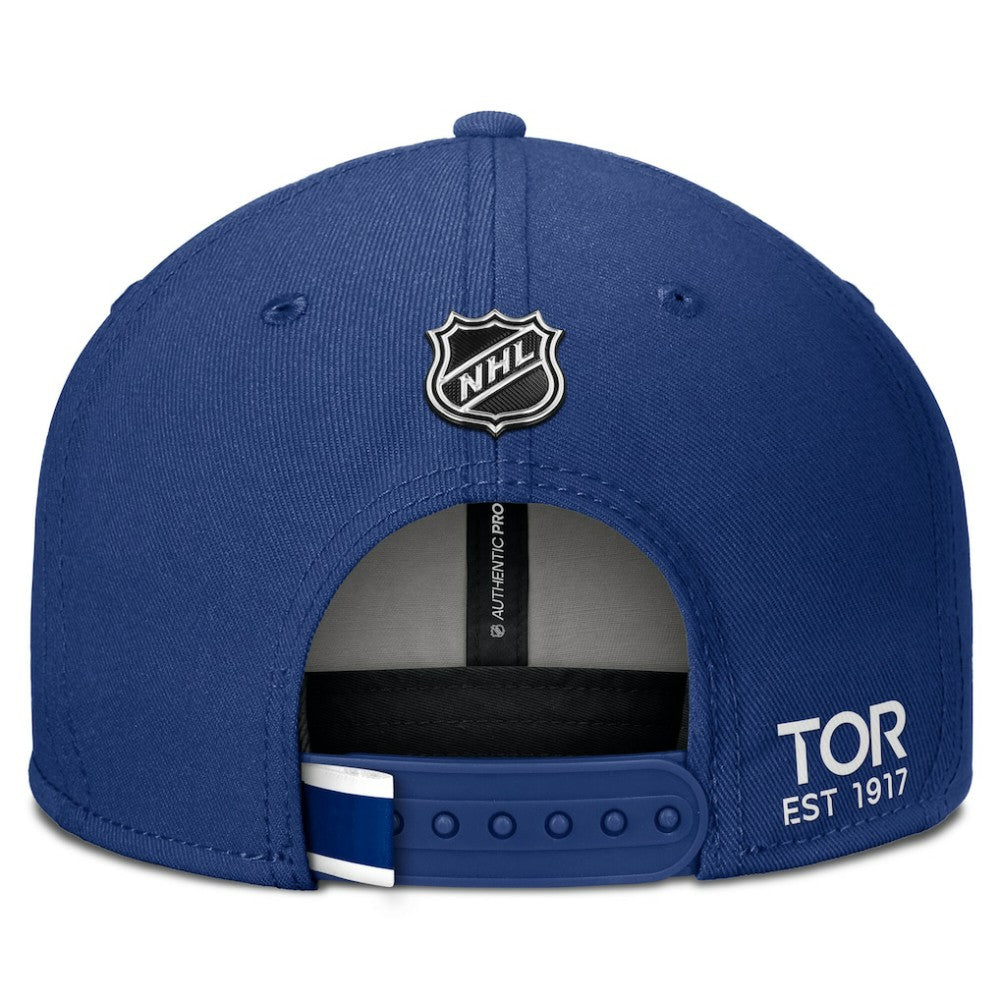 Toronto Maple Leafs Fanatics Authentic Pro Prime Snapback Hat - Blue | Fanatics discount