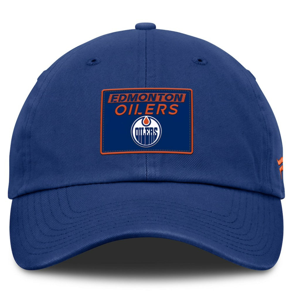 Edmonton Oilers Fanatics Authentic Pro Prime Adjustable Hat - Royal | Fanatics Clearance