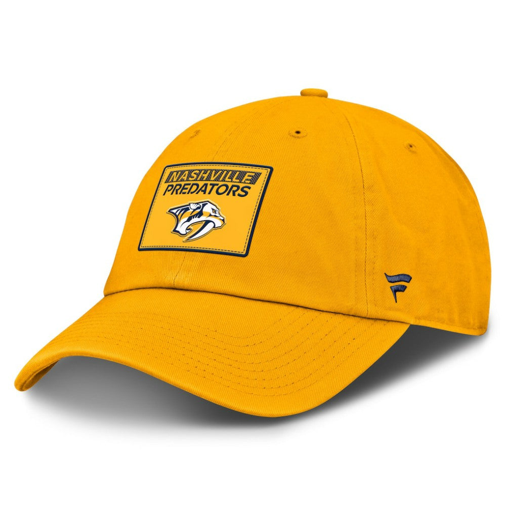 Nashville Predators Fanatics Authentic Pro Prime Adjustable Hat - Gold | Fanatics Clearance
