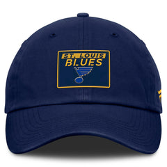 St. Louis Blues Fanatics Authentic Pro Prime Adjustable Hat - Navy | Fanatics online