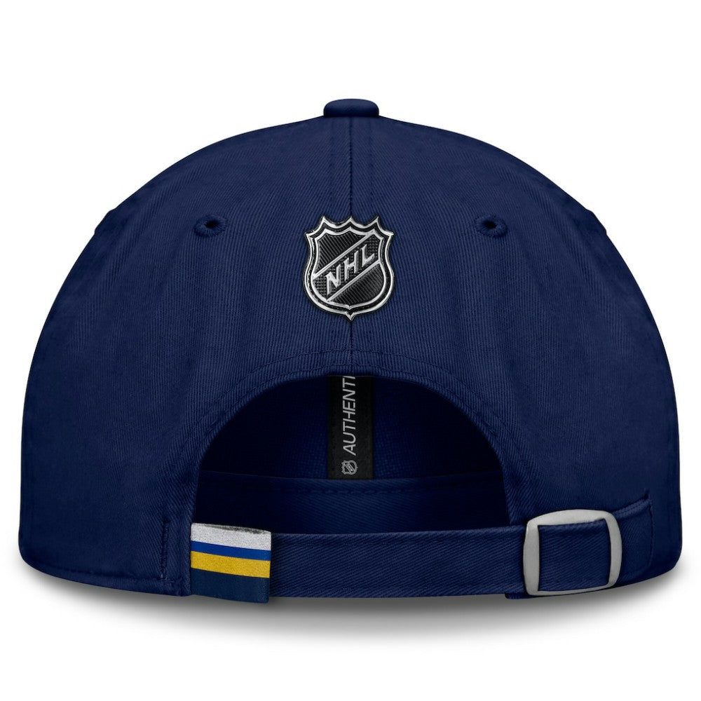 St. Louis Blues Fanatics Authentic Pro Prime Adjustable Hat - Navy | Fanatics online
