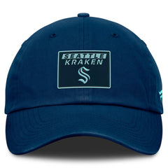 Seattle Kraken Fanatics Authentic Pro Prime Adjustable Hat - Deep Sea Blue | Fanatics Clearance