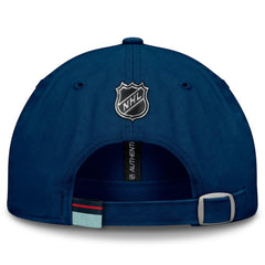 Seattle Kraken Fanatics Authentic Pro Prime Adjustable Hat - Deep Sea Blue | Fanatics Clearance