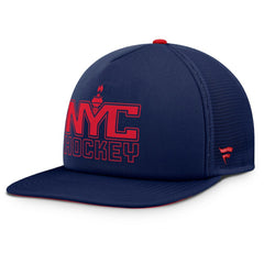 New York Rangers Fanatics Authentic Pro Hometown Rink Foam Trucker Snapback Hat - Navy/Red | Fanatics Clearance