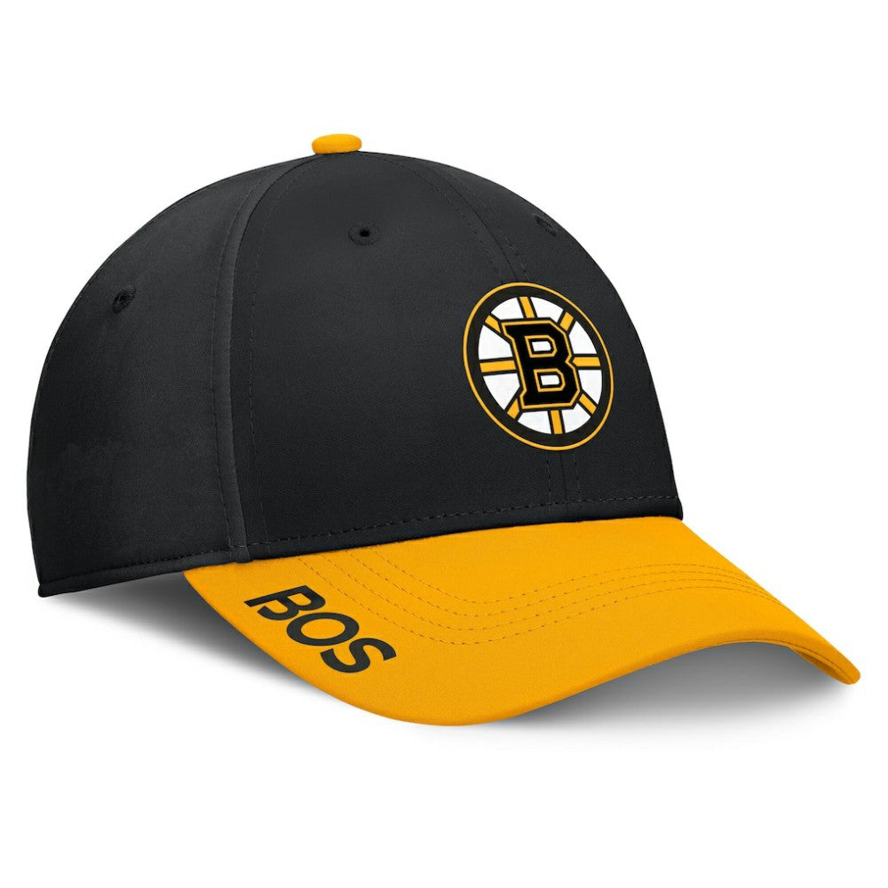 Boston Bruins Fanatics Authentic Pro Rink Flex Hat - Black/Gold | Fanatics Clearance