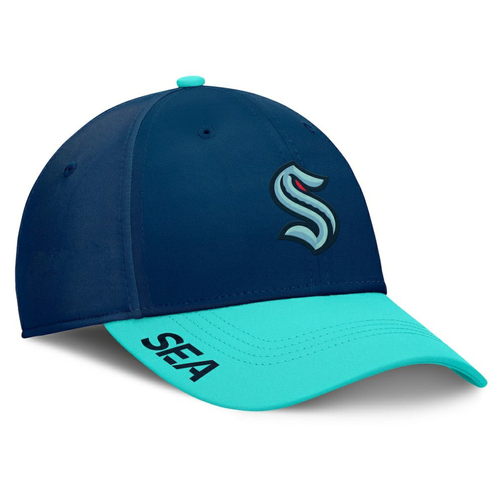 Seattle Kraken Fanatics Authentic Pro Rink Flex Hat - Deep Sea Blue/Light Blue | Fanatics on sale