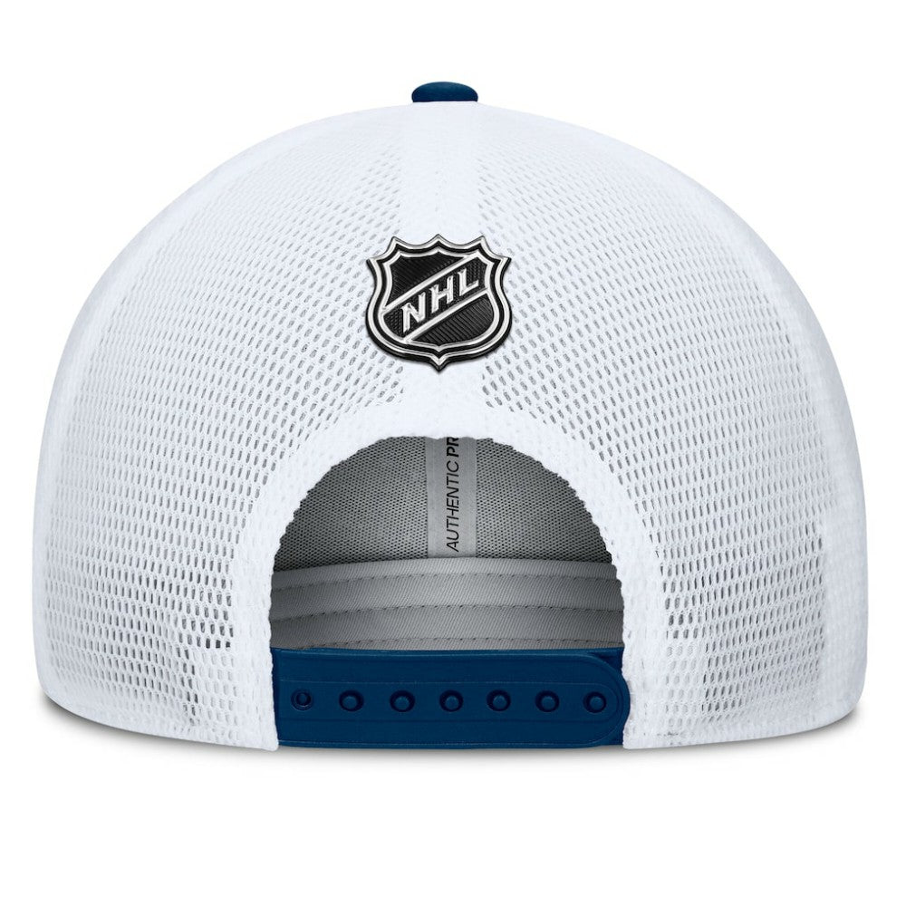 Seattle Kraken Fanatics Authentic Pro A-Frame Rink Adjustable Hat - Deep Sea Blue/Light Blue | Fanatics discount