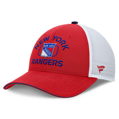 New York Rangers Fanatics Authentic Pro Rink Trucker Hat - Red/White | Fanatics discount
