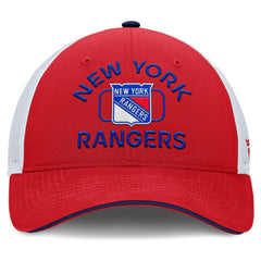 New York Rangers Fanatics Authentic Pro Rink Trucker Hat - Red/White | Fanatics discount
