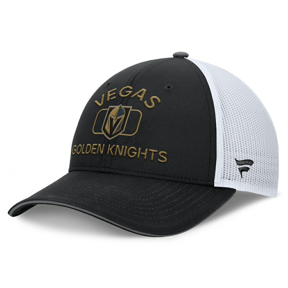 Vegas Golden Knights Fanatics Authentic Pro Rink Trucker Hat - Black/White | Fanatics near me
