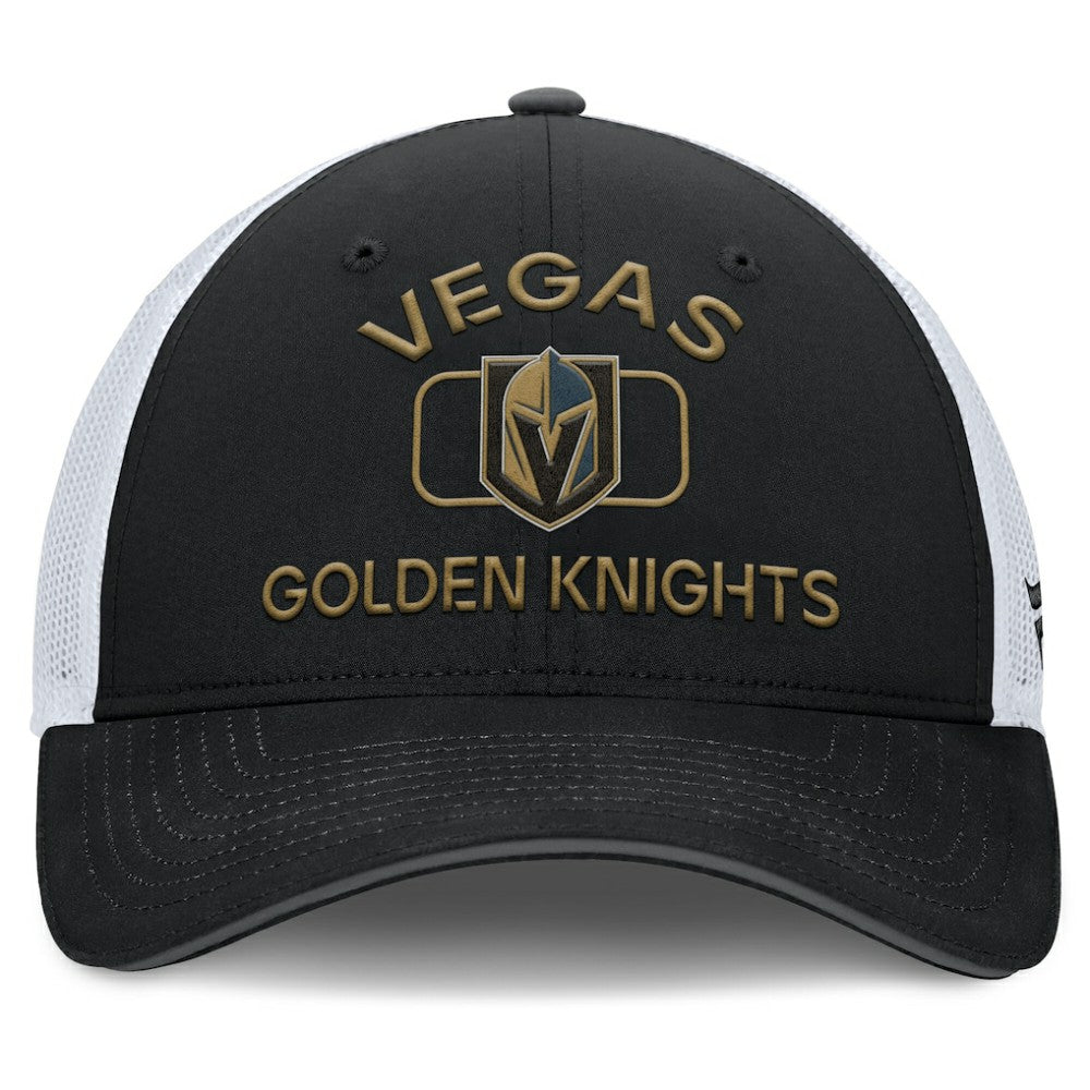 Vegas Golden Knights Fanatics Authentic Pro Rink Trucker Hat - Black/White | Fanatics near me