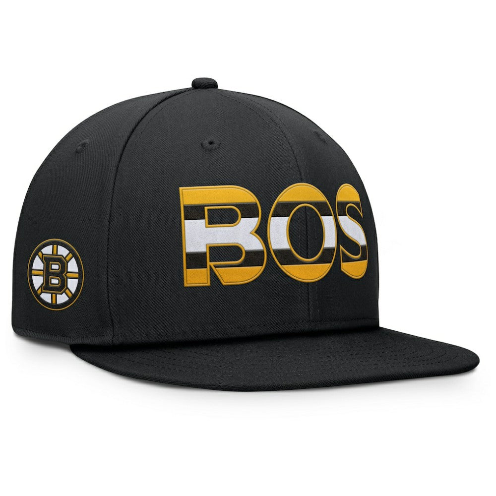 Boston Bruins Fanatics Authentic Pro Rink Snapback Hat - Black | Fanatics online
