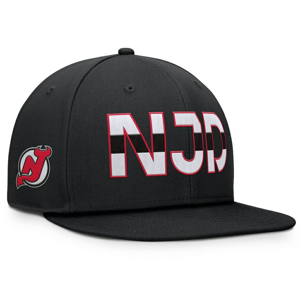 New Jersey Devils Fanatics Authentic Pro Rink Snapback Hat - Black | Fanatics Lifestyle