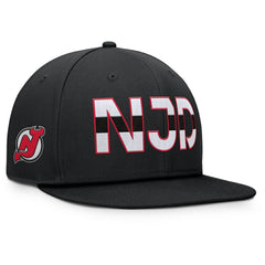 New Jersey Devils Fanatics Authentic Pro Rink Snapback Hat - Black | Fanatics Lifestyle