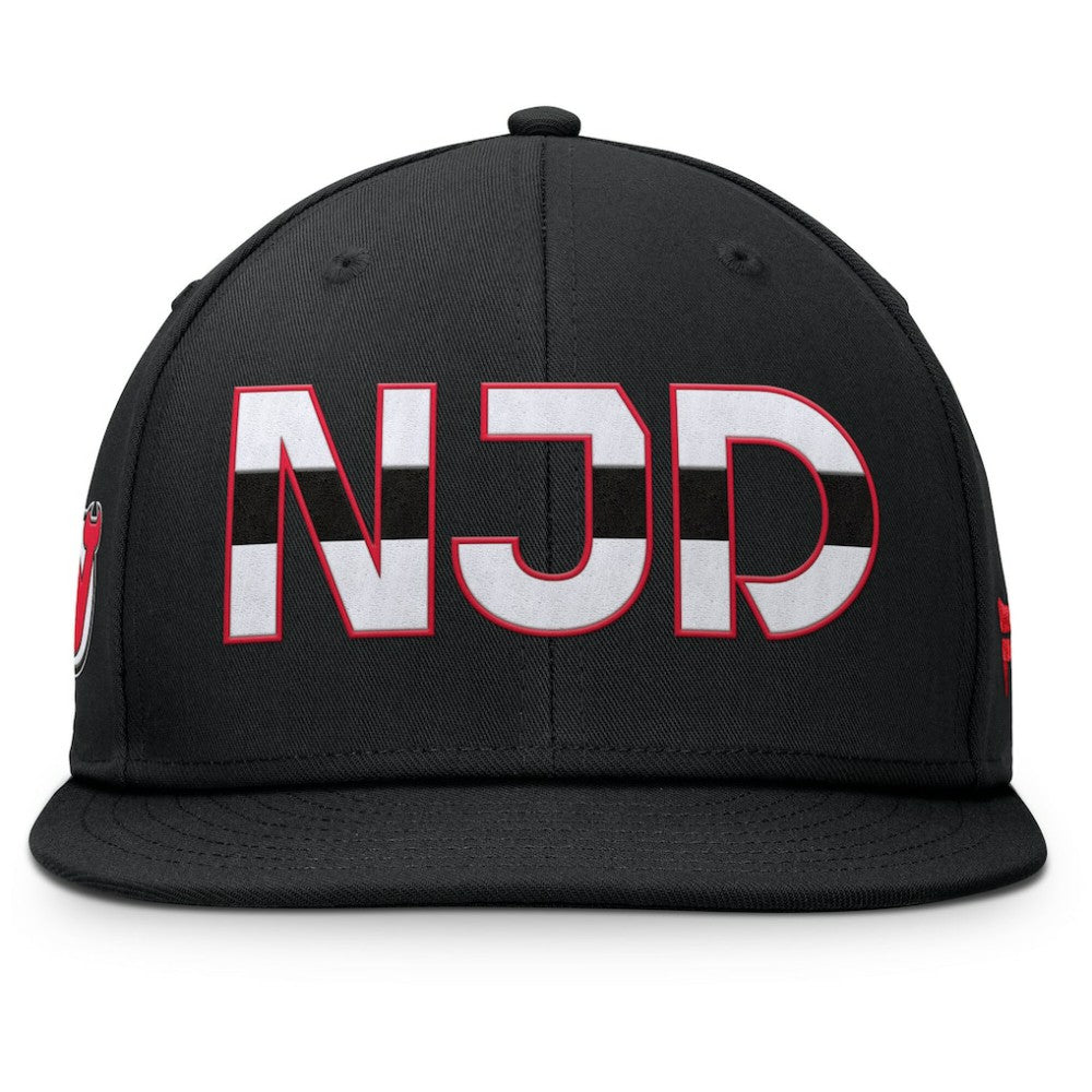 New Jersey Devils Fanatics Authentic Pro Rink Snapback Hat - Black | Fanatics Lifestyle