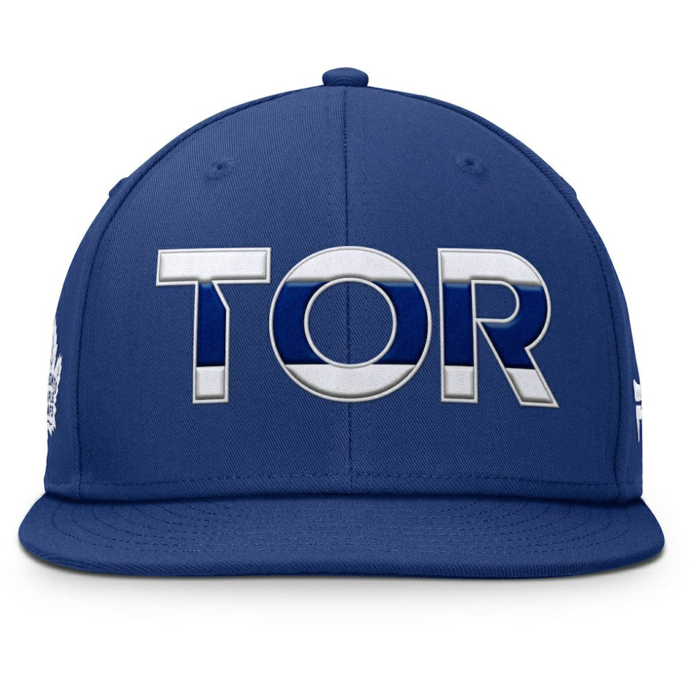 Toronto Maple Leafs Fanatics Authentic Pro Rink Snapback Hat - Blue | Fanatics online