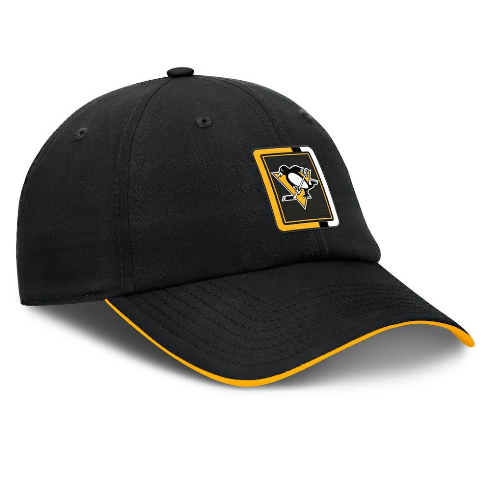 Pittsburgh Penguins Fanatics Authentic Pro Ripstop Adjustable Hat - Black/Gold | Fanatics discount