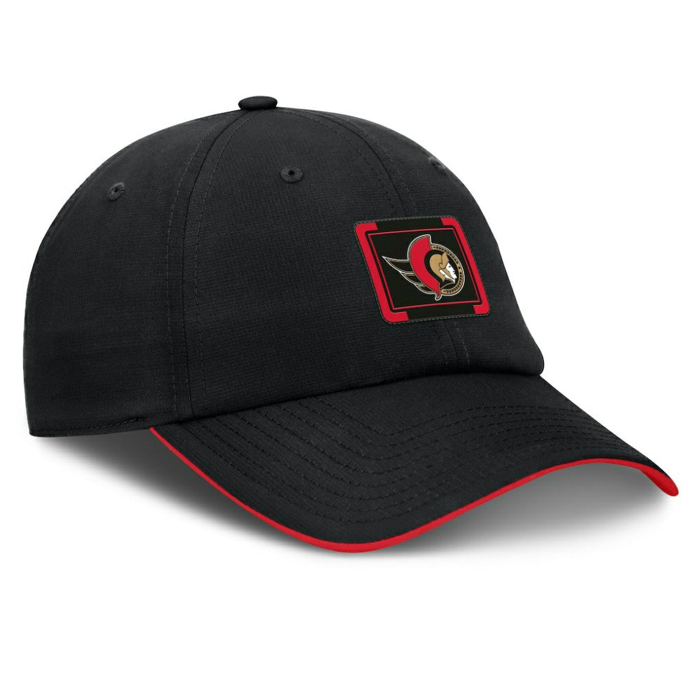 Ottawa Senators Fanatics Authentic Pro Ripstop Adjustable Hat - Black/Red | Fanatics Clearance