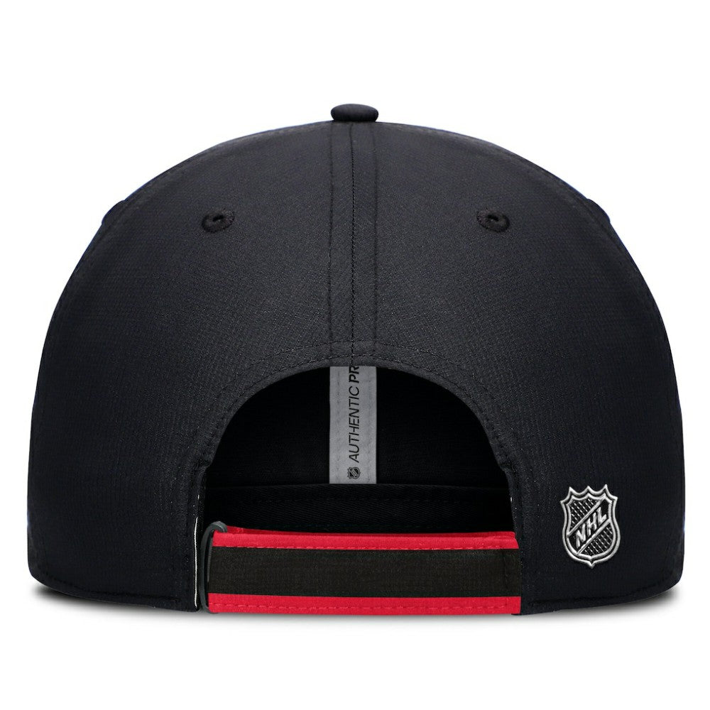 Ottawa Senators Fanatics Authentic Pro Ripstop Adjustable Hat - Black/Red | Fanatics Clearance